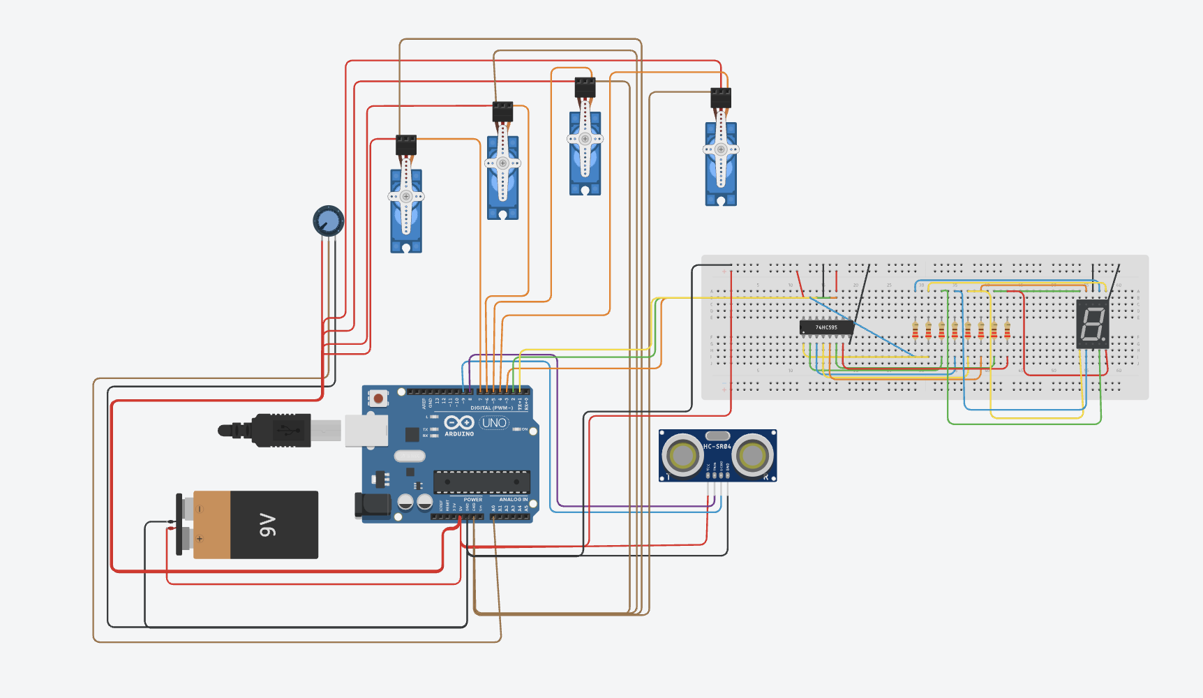 Robotic Arm Circuit Diagram